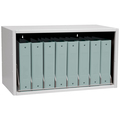 Omnimed Cubical Storage Rack with Locking Panel Holds 8 Binders up to 2.75" D 266008_010